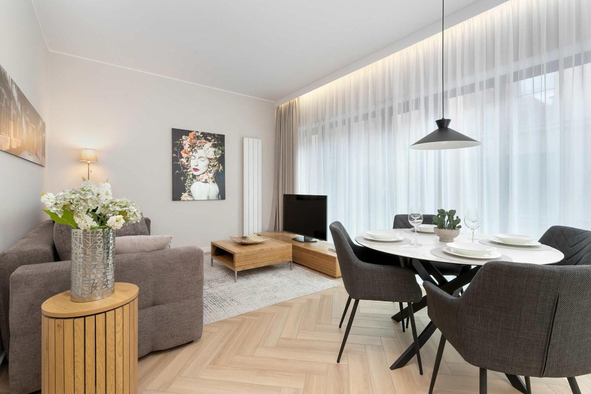 Leilighet Elegant With Desk Marina 3city By Renters Gdańsk